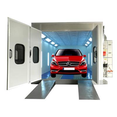 Cabine de pintura de pulverização de automóveis com aquecimento elétrico ambiental