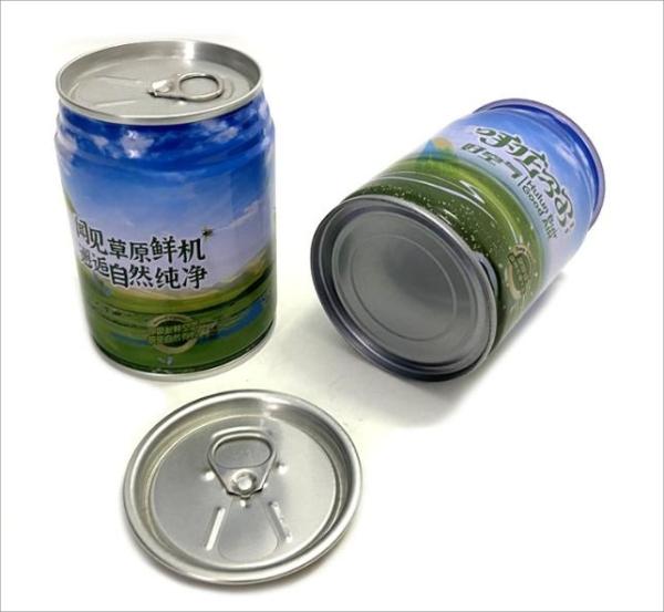 250ml 3 Piece Can 65×91mm Moisture Resistance For Juice Packaging Solutions