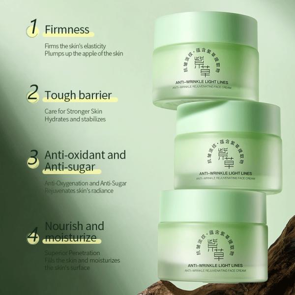 Private Label VC Lithospermum Moisturizing Whitening Anti-Aging Face Cream Natural Anti-Wrinkle Facial Lotion