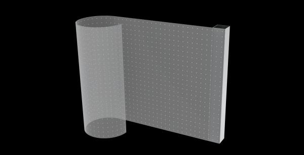 P20 2500CD 50000HS Transparent LED Wall Display , 95% Transparency Glass LED Screen