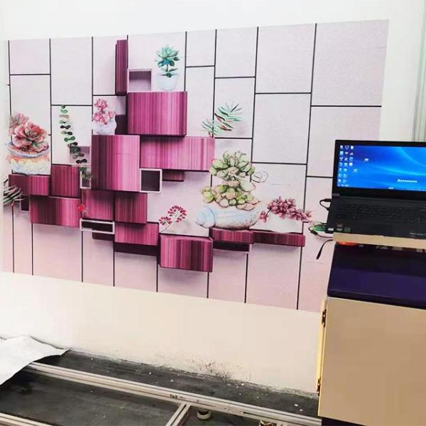 600w Epson Double Nozzles 3d Inkjet Printer CMYK Direct Wall