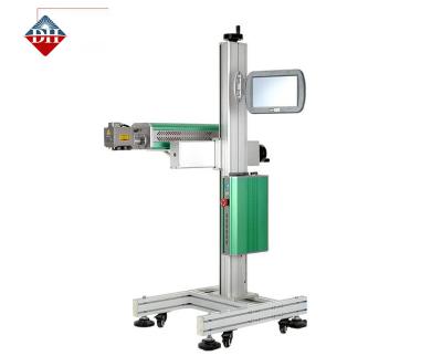 Carbon dioxide laser to determine the marking position by red light focusing positioning