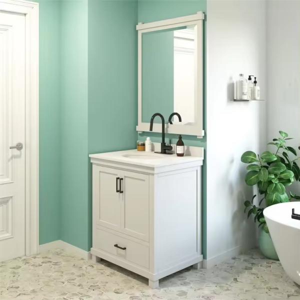 Wall Mounted Bathroom Vanity Units Sinks And Cabinets MDF Plywood