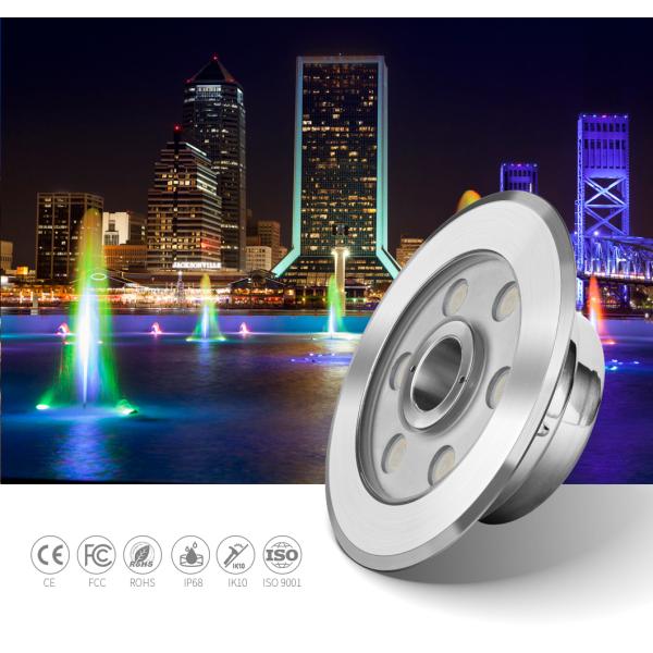 SS316L SMD3535 IK10 350LM Led Pool Fountain Lights DC24V