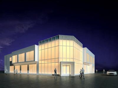 Exposition Hall Structural Steel Building