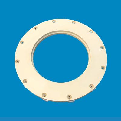 Wear Resistant Al2O3 Alumina Based Ceramics Disc Oem In Bulk
