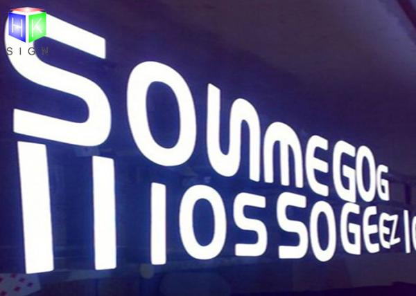 Customised LED Channel Letter Signs / Lighted Business Signs Outdoor Water Resistant