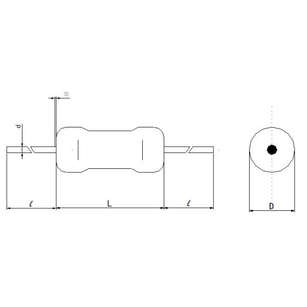 RI40 Type Glass Enamel Resistor