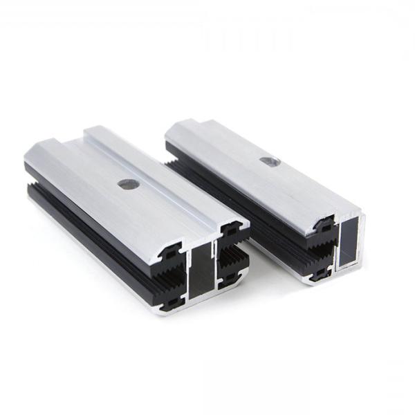 Anti Corrosion Thin Solar Module Clamps Horizontal Vertical Frameless