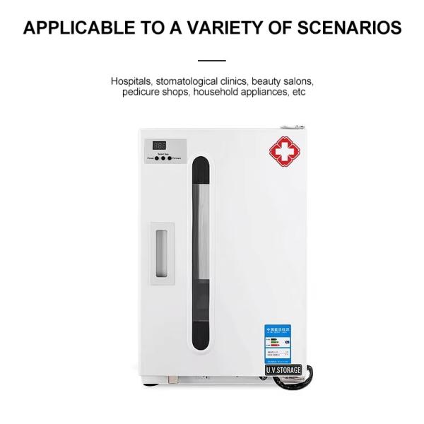 27L УФ-световой шкаф однодверный стальной стоматологический УФ-кабинет с установкой времени