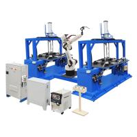 Longitud industrial del brazo de los robots de soldadura de Hwashi el 1.4m para la tapa bien de acero inoxidable