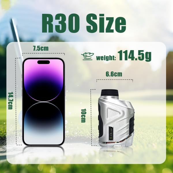 Golf Rangefinder перезаряжаемый дистанционный счетчик с переключателем наклона флаг блокировка вибрации и непрерывное сканирование для охоты