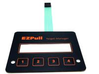 Forno de microondas 4 Reboque de metal Snap Switch de cúpula de membrana com cauda flexível