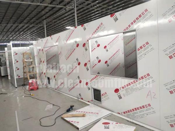 Class 8 China Modular clean room for Face mask Factory
