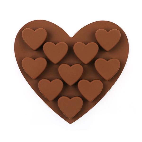 OEM Love Shape Food Grade Silicone Biscuit Mold