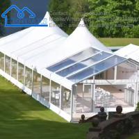 Tente de camping personnalisée pour l' extérieur Tente de mariage en aluminium imperméable à l' eau