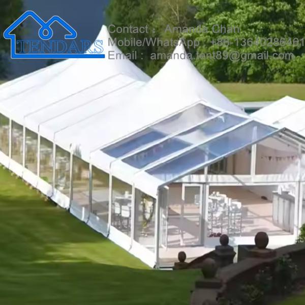 Outdoor Custom Camping Marquee Tent For Event Water Proof Aluminium Wedding Tent Event Marquee Tent