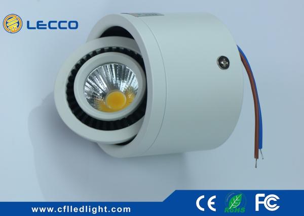 3 Watt Track Mounted Spotlights , Surface Mounted Office Lighting 85V - 265V