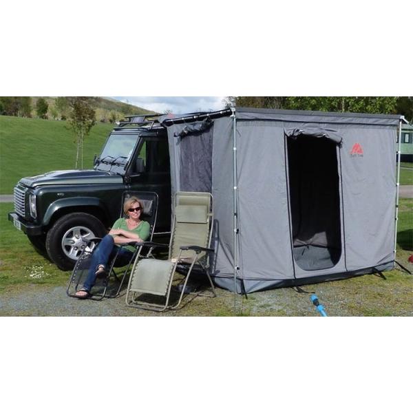 Canvas Camping Tent with Side Awning Four-Season and Breathable Fabric