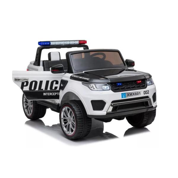 Черная езда на детском электрическом полицейском внедорожнике с пультом дистанционного управления игрушка для больших детей