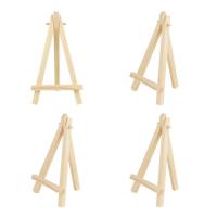 Artiste petit écran en bois étalon Art artisanat peinture triangle support de toile Stand Mini