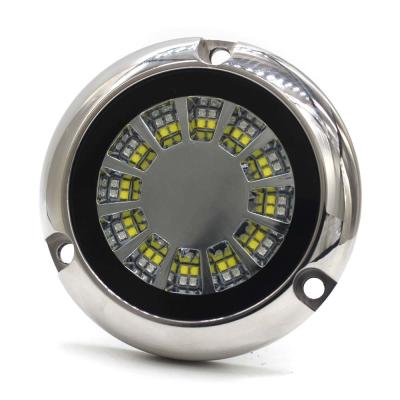 Waterproof IP68 9-32V Dual Color Underwater Boat Lights