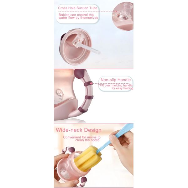 Promotion à l'épreuve des fuites Baby Sippy Cup pour bébé de 6 mois