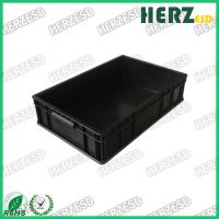 Ohms da resistência de superfície 10e3-10e9 de caixa de armazenamento do ESD do material plástico/caixa da circulação