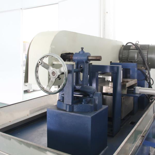 Lixadeira de cinta longa PLC semiautomática máquina de polimento com painel de metal