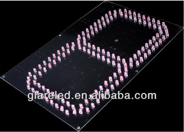 IP65 наружная светодиодная газовая панель сигнализации для заправочной станции с изменением 5000cd / sqm