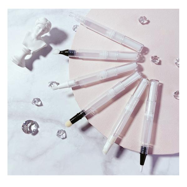 2ML Twist Cosmetic Container Cuticle Nail Oil Empty Aluminium Twist up Lip Gloss Pen Packaging