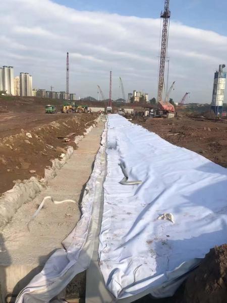 150g 300g Non woven PP Continuous Filament Geotextile for Foundation Construction