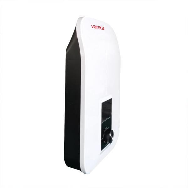 Calentador de agua eléctrico sin tanque blanco de 3,5 a 7,5 kW con pantalla LED