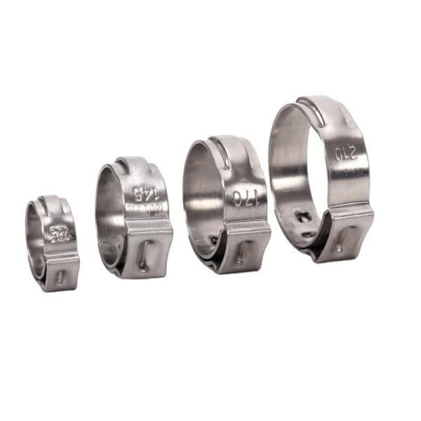 ZINC Finish Standard JIS Miniature Single Ear Hose Clamp Stainless Steel Welding Clamp for Heavy Duty Bolts Plain Surface