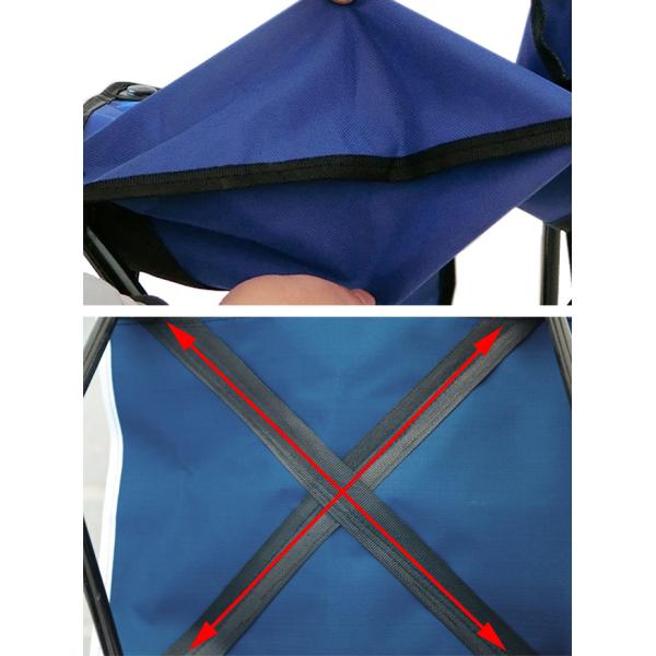 Outdoor Folding Beach Chair With Custom Printable Logo 600d Oxford Cloth Material