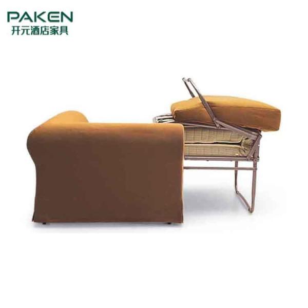 Restaurant Hotel Sofa Bed With E1 Grade Plywood Inner Frame