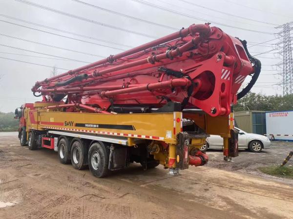 2021 Model Used Concrete Boom Pump 68m VOLVO Chassis Sany 1100 Working  Hours