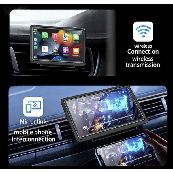 7 Inch Universal Touchscreen Car Stereo Built in Fm Radio And Popular Streaming Apps