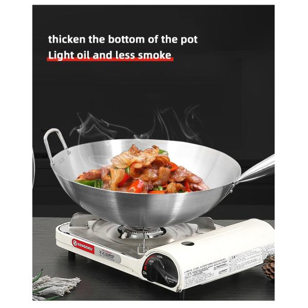 Лоток вка кухни гостиницы ресторана стальной с деревянным вком нержавеющей стали 201 ручки