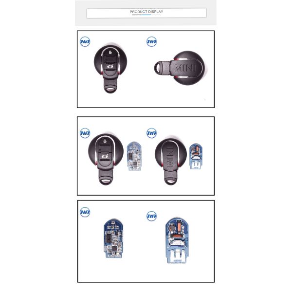 433MHz 49 Chip Auto Keys 3 Button Car Smart Key Remote Board
