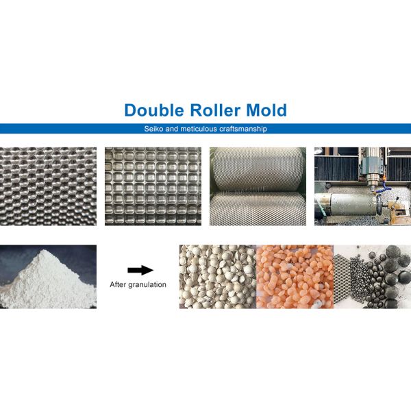 Compact Fertilizer Making Machine - Double Roller Granulator for Small Scale