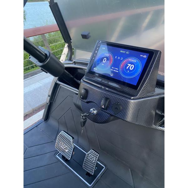 Двойная А-рука Система PMSN 60V Электрическая тележка для гольфа с RGB-светом