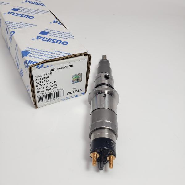 Disesel Fuel Injector 4945969 3976372 6754-11-3011 6754-11-3012 0445 120 059 For KOMATSU PC200-8 PC220-8