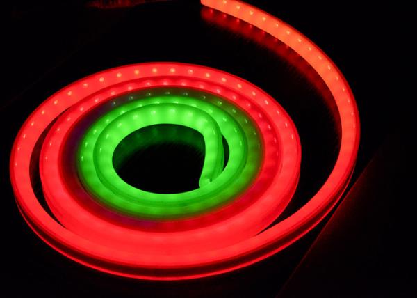 RGB Led Rope Light Neon Tube RGB Flexible LED Strip Lights 5050RGB with IC embedded IP67 for outdoor