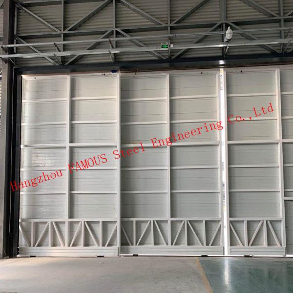 Industrial Steel Structure Aircraft telescopic Hangar Sliding Door