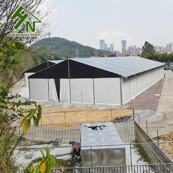 O GV certificou da barraca exterior do armazém do PVC 20x50m a estrutura de alumínio