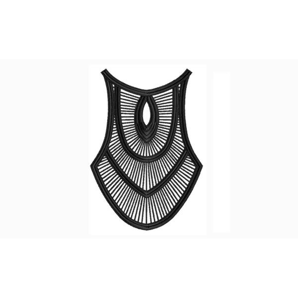 Water soluble collar lace trims embroidery lace collar crochet collar