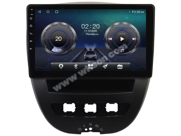 9'' 10.1'' Screen Car Android Multimedia Player For Peugeot 107 Toyota Aygo Citroen C1 2005 - 2014