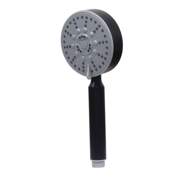 three-piece sStainless steel 304 Hand Shower Wall mount shower Faucet  Comercial  sanitary ware basin mixer Black Color