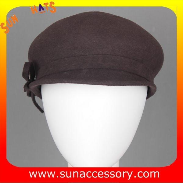 9140784 Sun Accessory customized  winner  fashion 100% wool felt Ivy hats, women hats and caps wholesaling